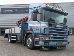 Scania P 94.230 NA - HMF 11TM Crane, Crane, Crane -Manual -Rotor -Bakker Clamshell Bucket TT 4854