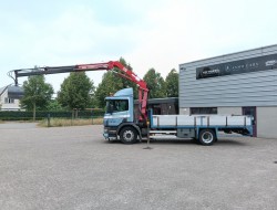 Scania P 94.230 NA - HMF 11TM Crane, Crane, Crane -Manual -Rotor -Bakker Clamshell Bucket TT 4854