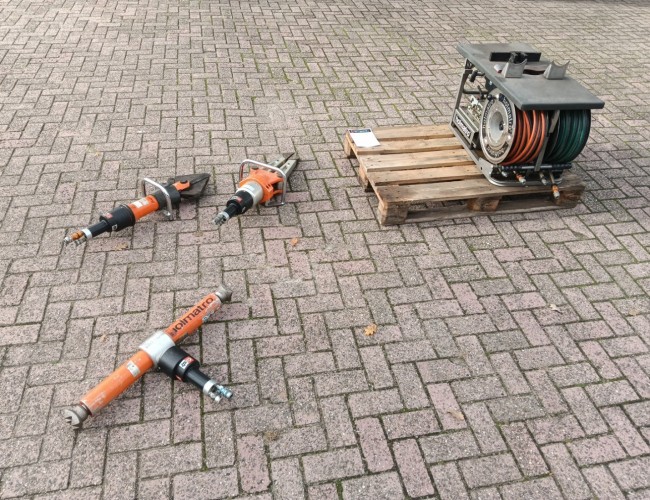 Holmatro DPU60CRM25 Bevrijdingsunit Rescue Equipment, Hydro Unit, Rescue Kit, Cutting Shears, Spreading Shears TT 4866