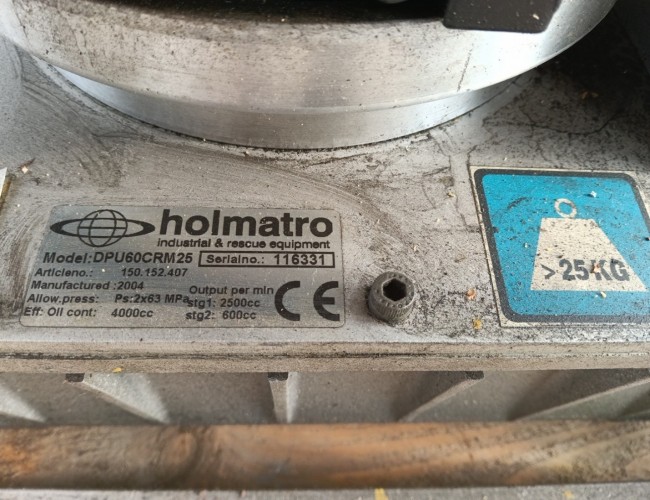 Holmatro DPU60CRM25 Bevrijdingsunit Rescue Equipment, Hydro Unit, Rescue Kit, Cutting Shears, Spreading Shears TT 4866