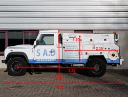 Land Rover Defender 130 4x4 -2.4 TD - Pickup, vacuum, high-pressure pump, sewer, suction truck TT 4880
