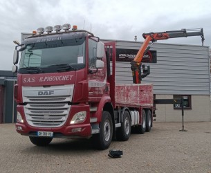 DAF CF 510 FAD 8x4 - Palfinger 16TM Kraan, Nieuwe motor!! -Retarder -Hubreduction -Airco TT 4881