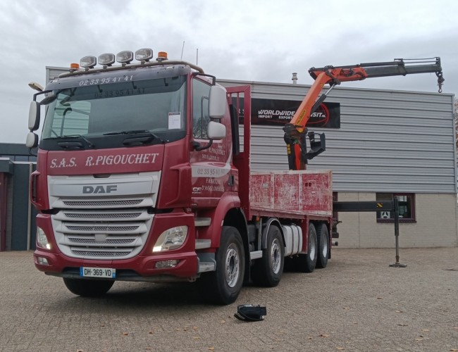 DAF CF 510 FAD 8x4 - Palfinger 16TM Kraan, Nieuwe motor!! -Retarder -Hubreduction -Airco TT 4881