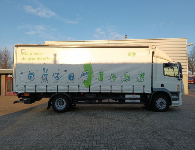 DAF FA CF 260 DHollandia Laadklep, Loadlift 2.000 kg, Schuifkap, Smart tacho TT 4885