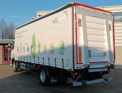 DAF FA CF 260 DHollandia Laadklep, Loadlift 2.000 kg, Schuifkap, Smart tacho TT 4885