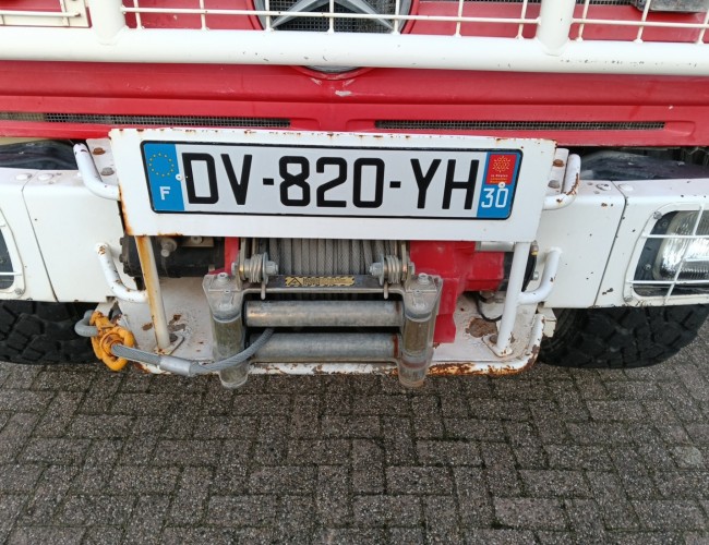 Mercedes-Benz Unimog U 5000 4x4 - (type 437.4) 4000 ltr -Lier, Winch -Feuerwehr Doppelkabine,Uberrollkafig - Camiva - Expeditievoertuig, Camper TT 4888