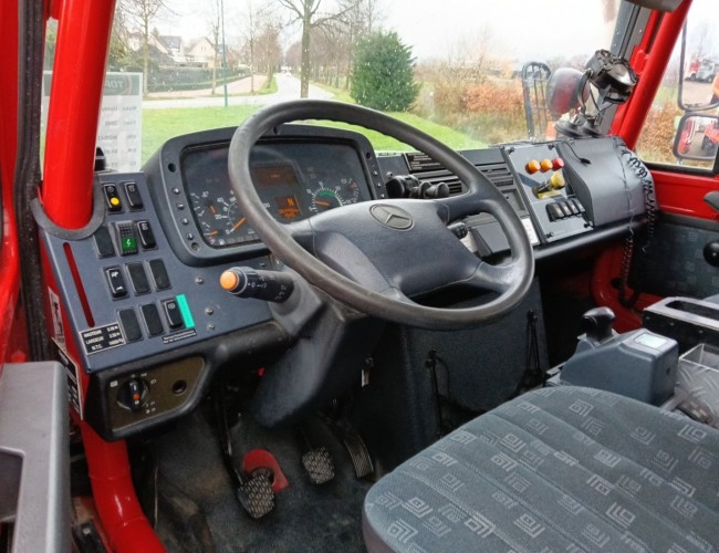 Unimog U 5000 Mercedes Benz -4x4 - (type 437.4) 4000 ltr -Wich -Feuerwehr Doppelkabine,Uberrollkafig - Camivar - Expeditievoertuig, Camper TT 4890