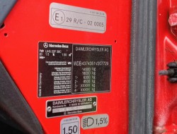 Unimog U 5000 Mercedes Benz -4x4 - (type 437.4) 4000 ltr -Lier, Winch -Feuerwehr Doppelkabine,Uberrollkafig - Camiva TT 4890