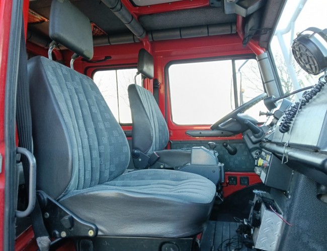 Unimog U 5000 Mercedes Benz -4x4 - (type 437.4) 4000 ltr -Wich -Feuerwehr Doppelkabine,Uberrollkafig - Camivar - Expeditievoertuig, Camper TT 4891