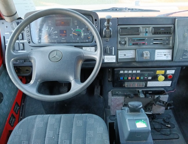 Unimog U 5000 Mercedes Benz -4x4 - (type 437.4) 4000 ltr -Wich -Feuerwehr Doppelkabine,Uberrollkafig - Camivar - Expeditievoertuig, Camper TT 4891