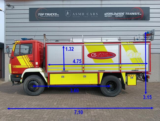 Mercedes-Benz 1124 AF 4x4 - 1.800 ltr - 600 ltr Foam -Brandweer, Feuerwehr, Fire brigade - Expeditie, Camper TT 4435