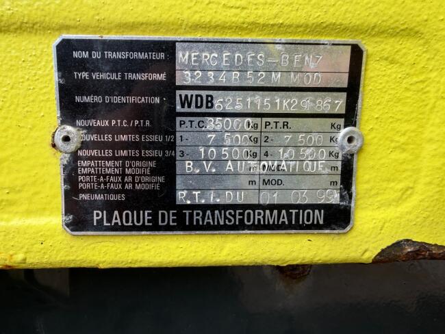 Mercedes-Benz SK 3234 8x4 - V6 - Euro 2 - Big Axels - Full Steel - Hub reduction TT 4482