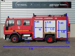 Iveco EuroCargo 150 E23 Sides - Doppelcabine - 1.000 ltr -Brandweer, Feuerwehr, Fire brigade, Doka, Camper TT 4492