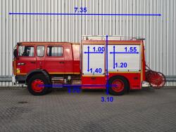 Renault M 210 Midliner 2.400 ltr -Brandweer, Feuerwehr, Fire truck - Crewcab, Doppelcabine - Rescue TT 4694