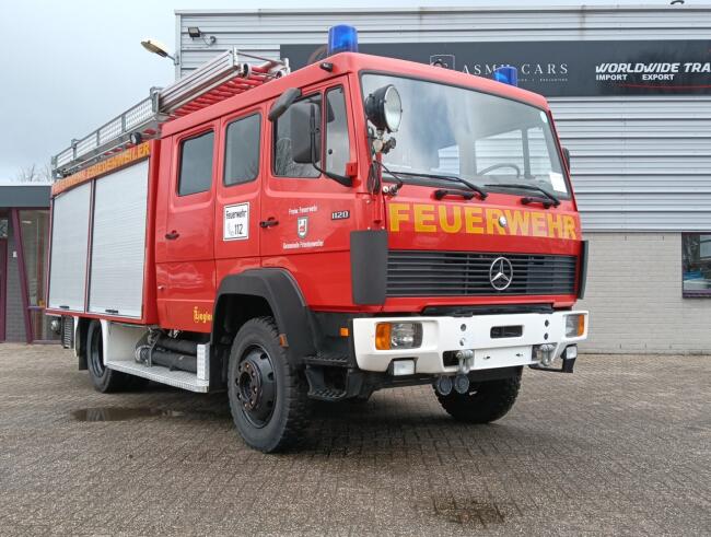 Mercedes-Benz 1120 AF 4x4 -Brandweer, Feuerwehr, Fire brigade - 1.200 ltr - Expeditie, Camper - LF 16 TT 4718