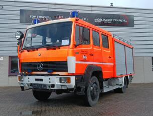 Mercedes-Benz 1120 AF 4x4 - 2.500 ltr -Brandweer, Feuerwehr, Fire brigade- Crew Cab - Expeditie, Camper, Low Gear! TT 4724
