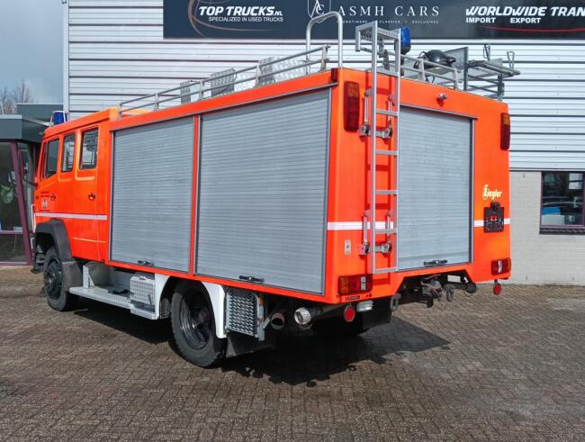 Mercedes-Benz 1120 AF 4x4 - 2.500 ltr -Brandweer, Feuerwehr, Fire brigade- Crew Cab - Expeditie, Camper, Low Gear! TT 4724