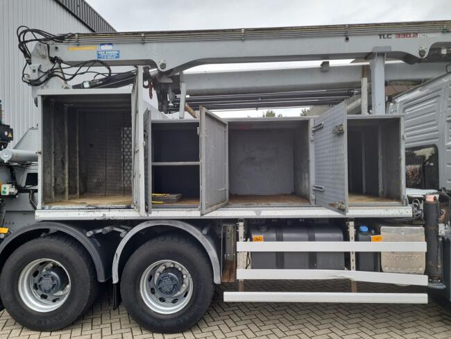 Volvo FM 420 6x6 - 26,50 mtr Terex Dakwerkerskraan, Bouwkraan, Dachdeckerkran, Roofer's crane TT 4760-A