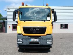MAN TGS 35.360 8x2 - Hiab 16 TM Kraan, Machine transporter, Oprijwagen, afsleepwagen 6,27 T. lier TT 4832-B
