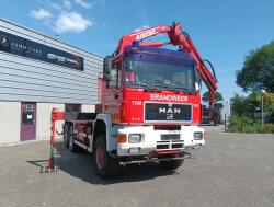 MAN 33.372 6x6 - 14TM Kraan, Crane, Kran - Haakarm, Hooklift, Abrolkipper - Big Axle - BB TT 4838