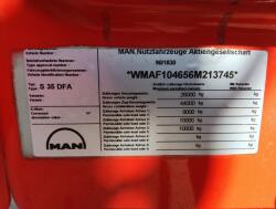 MAN 33.372 6x6 - 14TM Kraan, Crane, Kran - Haakarm, Hooklift, Abrolkipper - Big Axle - BB TT 4838-A