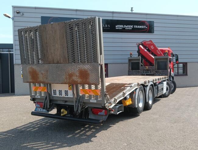 MAN TGS 35.360 8x2 - Fassi 23TM Kraan, Machine transporter, Oprijwagen, afsleepwagen 6.2T. lier TT 4842