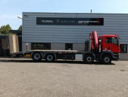 MAN TGS 35.360 8x2 - Fassi 23TM Kraan, Machine transporter, Oprijwagen, afsleepwagen 6.2T. lier TT 4842
