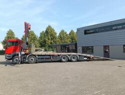 MAN TGS 35.360 8x2 - Fassi 23TM Kraan, Machine transporter, Oprijwagen, afsleepwagen 6.2T. lier TT 4842