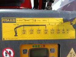 Mercedes-Benz Arocs 1830 Fassi 17TM Kraan, Crane, Kran - Afstandsbediening TT 4844