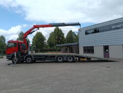 MAN TGS 35.360 8x2 - Fassi 23TM Kraan, Machine transporter, Oprijwagen, afsleepwagen 6.2T. lier TT 4849