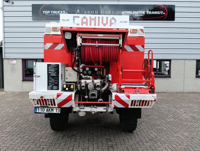 Unimog U 5000 Mercedes Benz -4x4 - (type 437.4) 4000 ltr -Lier, Winch -Feuerwehr Doppelkabine,Uberrollkafig - Camiva TT 4853