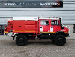Unimog U 5000 Mercedes Benz -4x4 - (type 437.4) 4000 ltr -Lier, Winch -Feuerwehr Doppelkabine,Uberrollkafig - Camiva TT 4853