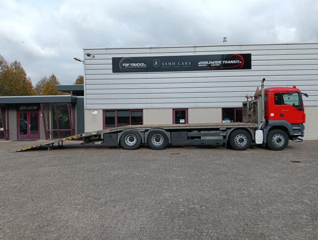 MAN TGS 35.360 8x2 - Machine transporter, Oprijwagen, afsleepwagen 6.2T. lier TT 4860