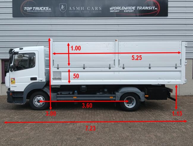 Mercedes-Benz Atego 1023 Kipper, 2 compartimenten, Airco TT 4869