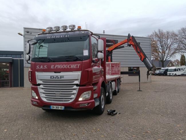 DAF CF 510 FAD 8x4 - Palfinger 16TM Kraan, Nieuwe motor!! -Retarder -Hubreduction -Airco TT 4881