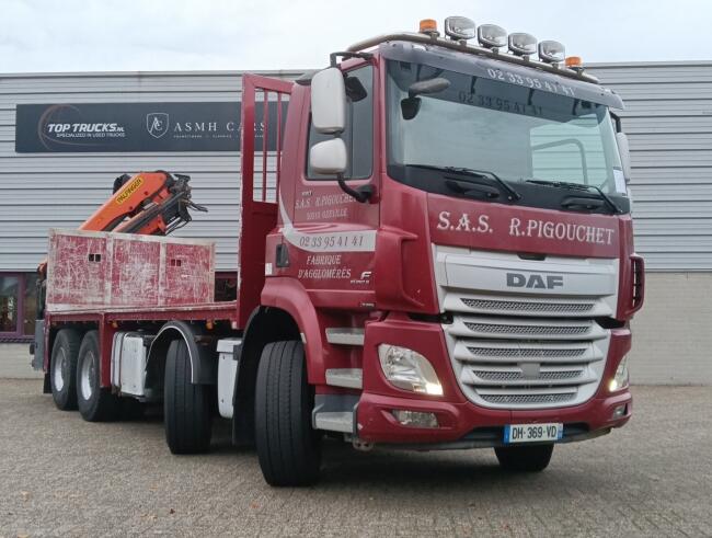 DAF CF 510 FAD 8x4 - Palfinger 16TM Kraan, Nieuwe motor!! -Retarder -Hubreduction -Airco TT 4881