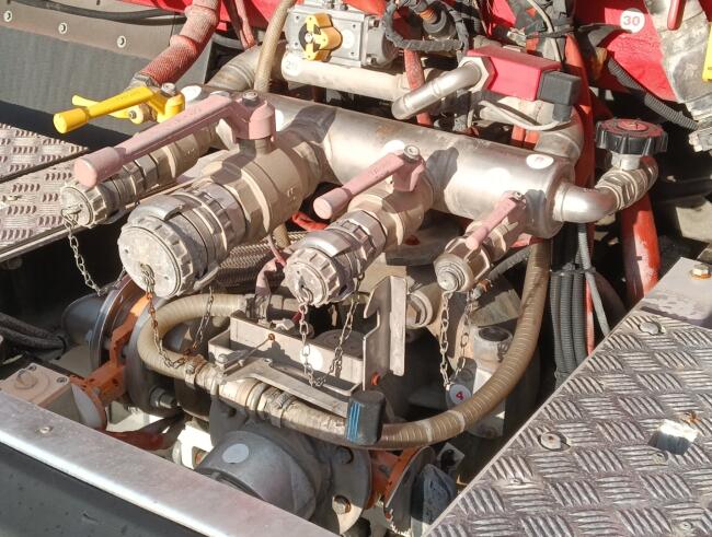 Unimog U 5000 Mercedes Benz -4x4 - (type 437.4) 4000 ltr -Lier, Winch -Feuerwehr Doppelkabine,Uberrollkafig - Cimaex TT 4887