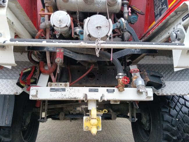 Unimog U 5000 Mercedes Benz -4x4 - (type 437.4) 4000 ltr -Lier, Winch -Feuerwehr Doppelkabine,Uberrollkafig - Camiva TT 4889