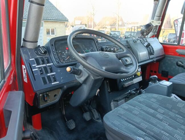 Unimog U 5000 Mercedes Benz -4x4 - (type 437.4) 4000 ltr -Lier, Winch -Feuerwehr Doppelkabine,Uberrollkafig - Camiva TT 4891