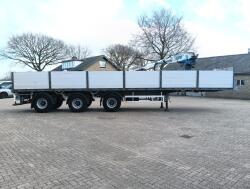 Pacton T3 003 Kennis 14TM Kraan -3 assige steentrailer, Boomtrailer -2 assen gestuurd, Steunpoten TT 4906
