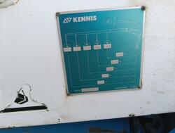 Pacton T3 003 Kennis 14TM Kraan -3 assige steentrailer, Boomtrailer -2 assen gestuurd, Steunpoten TT 4906