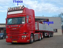 Scania R 730 6x2 -Boogie -V8 -Alcoa Velgen -Retarder -Euro 6 -Liftas -Schuifschotel TT 4908
