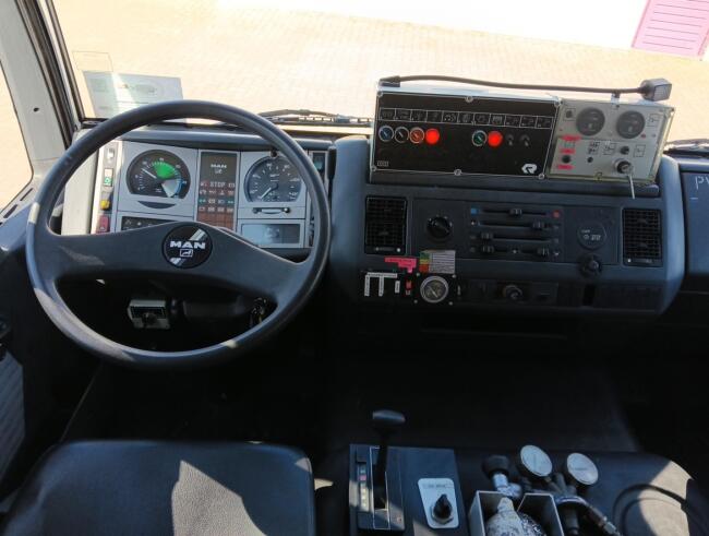 MAN 10.163 4x4 - Telmarem -Brandweer, Feuerwehr, Fire brigade- Crew Cab, Dubbele cabine - Expeditie, Camper TT 4909