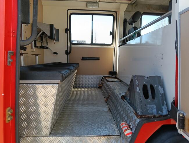 MAN 10.163 4x4 - Telmarem -Brandweer, Feuerwehr, Fire brigade- Crew Cab, Dubbele cabine - Expeditie, Camper TT 4909