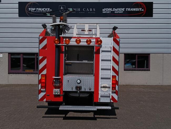 MAN 10.163 4x4 - Telmarem -Brandweer, Feuerwehr, Fire brigade- Crew Cab, Dubbele cabine - Expeditie, Camper TT 4909