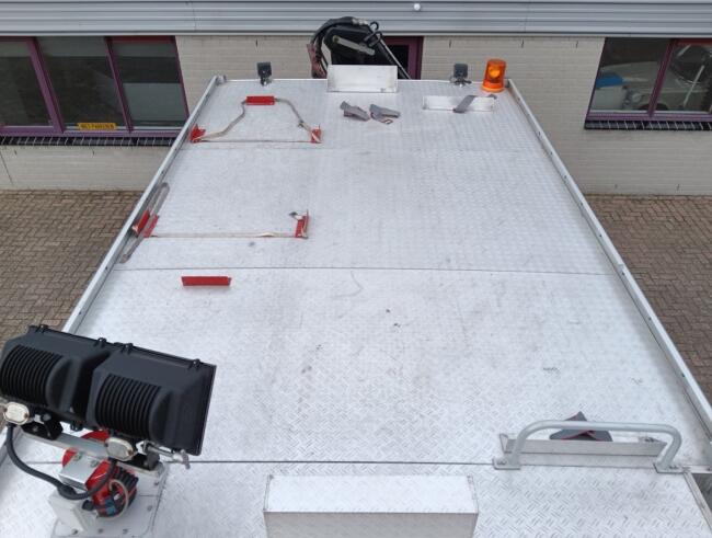 DAF 55.230 TI HIAB 8.7 TM Kraan, Crane, Kran -Brandweerwagen, Firetruck, Feuerwehr -Aggregaat, Generator TT 4922-A