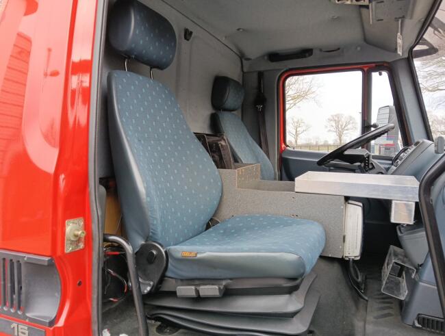 DAF 55.230 TI HIAB 8.7 TM Kraan, Crane, Kran -Brandweerwagen, Firetruck, Feuerwehr -Aggregaat, Generator TT 4922-A