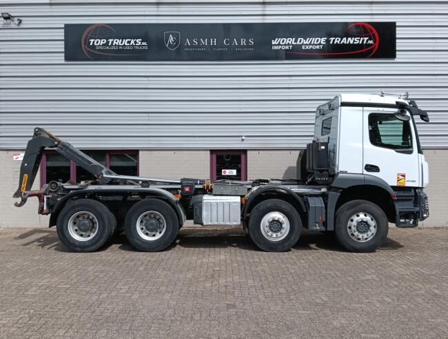 Mercedes-Benz Arocs 4146 8x4 Palfinger 24t. Haakarm, Hooklift, Abrolkipper -Euro 6 E -Mirrorcams -Navigatie -Clima TT 4926