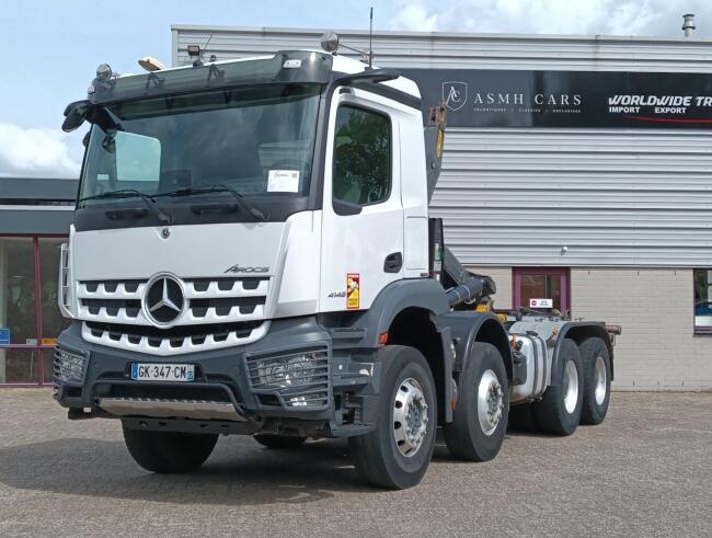 Mercedes-Benz Arocs 4146 8x4 Palfinger 24t. Haakarm, Hooklift, Abrolkipper -Euro 6 E -Mirrorcams -Navigatie -Clima TT 4926