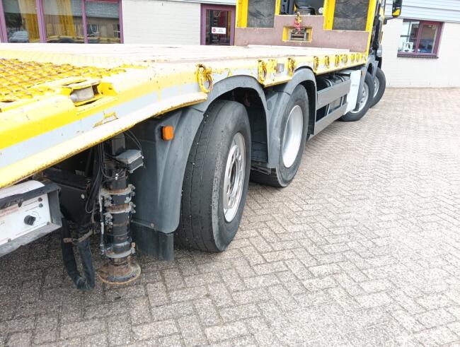MAN TGS 35.500 8x2 - Hiab 37.7TM Kraan, Machine transporter, Oprijwagen, afsleepwagen 6.2T. lier TT 4936